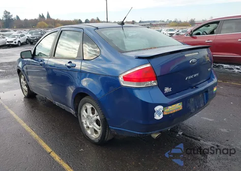 2008 Ford Focus Se/Ses z USA, uszkodzony, nr VIN 1FAHP35N28W219013